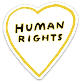 Human Rights Heart Sticker