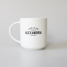 Living in Alexandria Mug