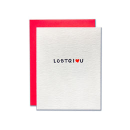 LGBTQILOVEU, Ladyfingers Letterpress