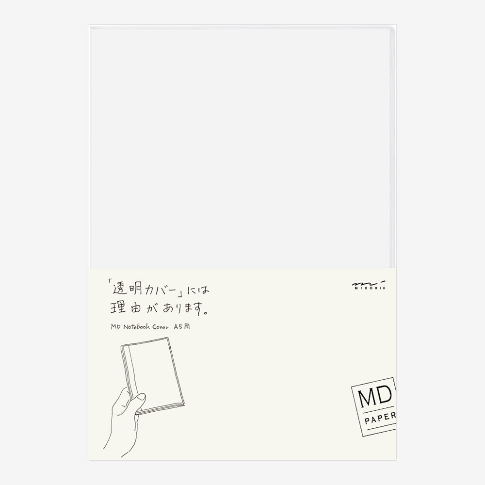 MD Notebook Clear Cover A5, Midori