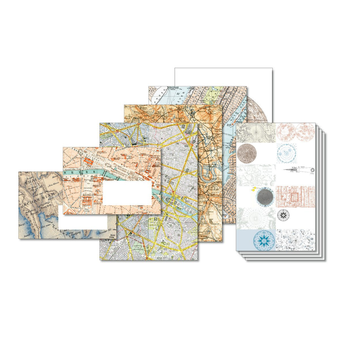 Maps Letter Writing Set – Penny Post, Alexandria VA