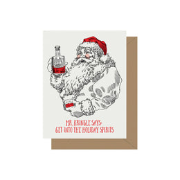 Holiday Spirits, Letterpress Jess