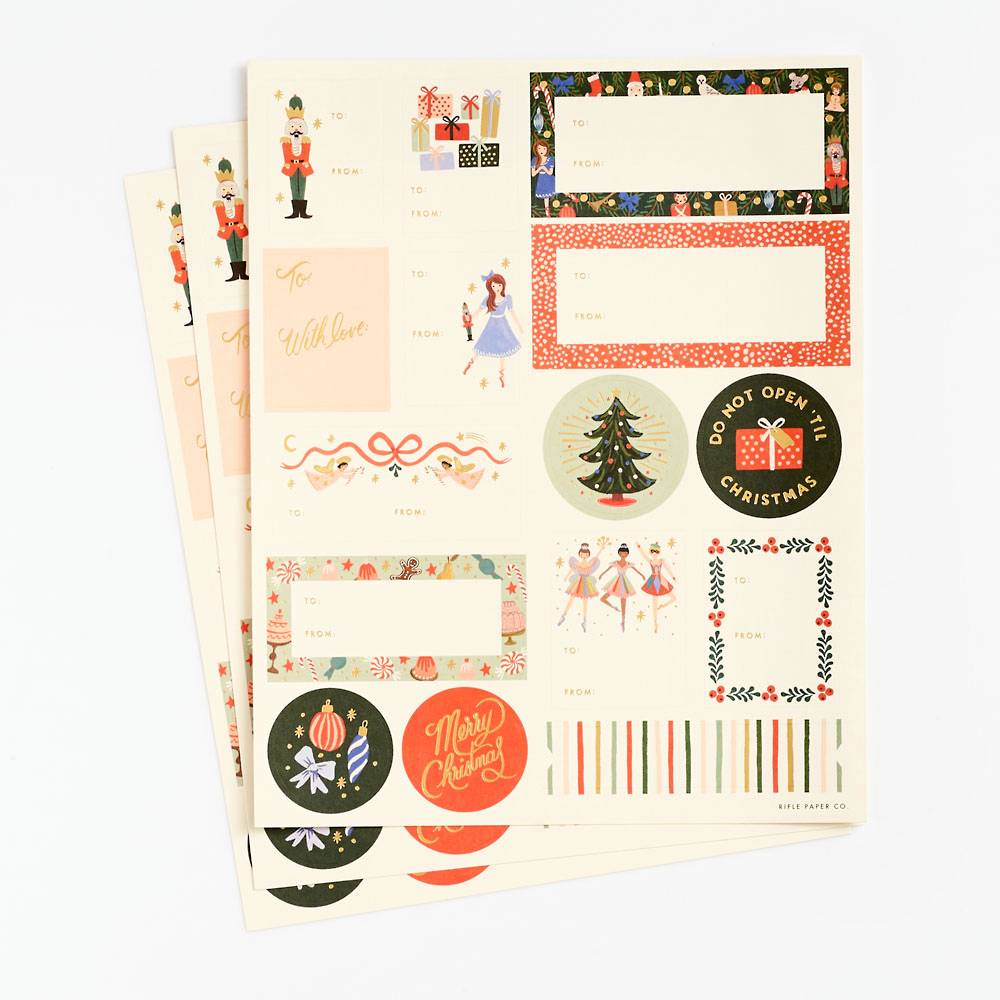 Nutcracker Gift Stickers