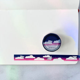 Paper Airplanes 80s Sunset Washi Tape