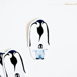 Penguin & Chick Sticker