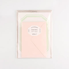 Pink Frame Letter Set