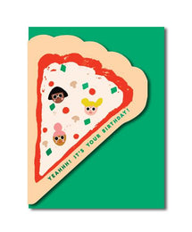 Pizza Die-Cut Birthday, Carolyn Suzuki