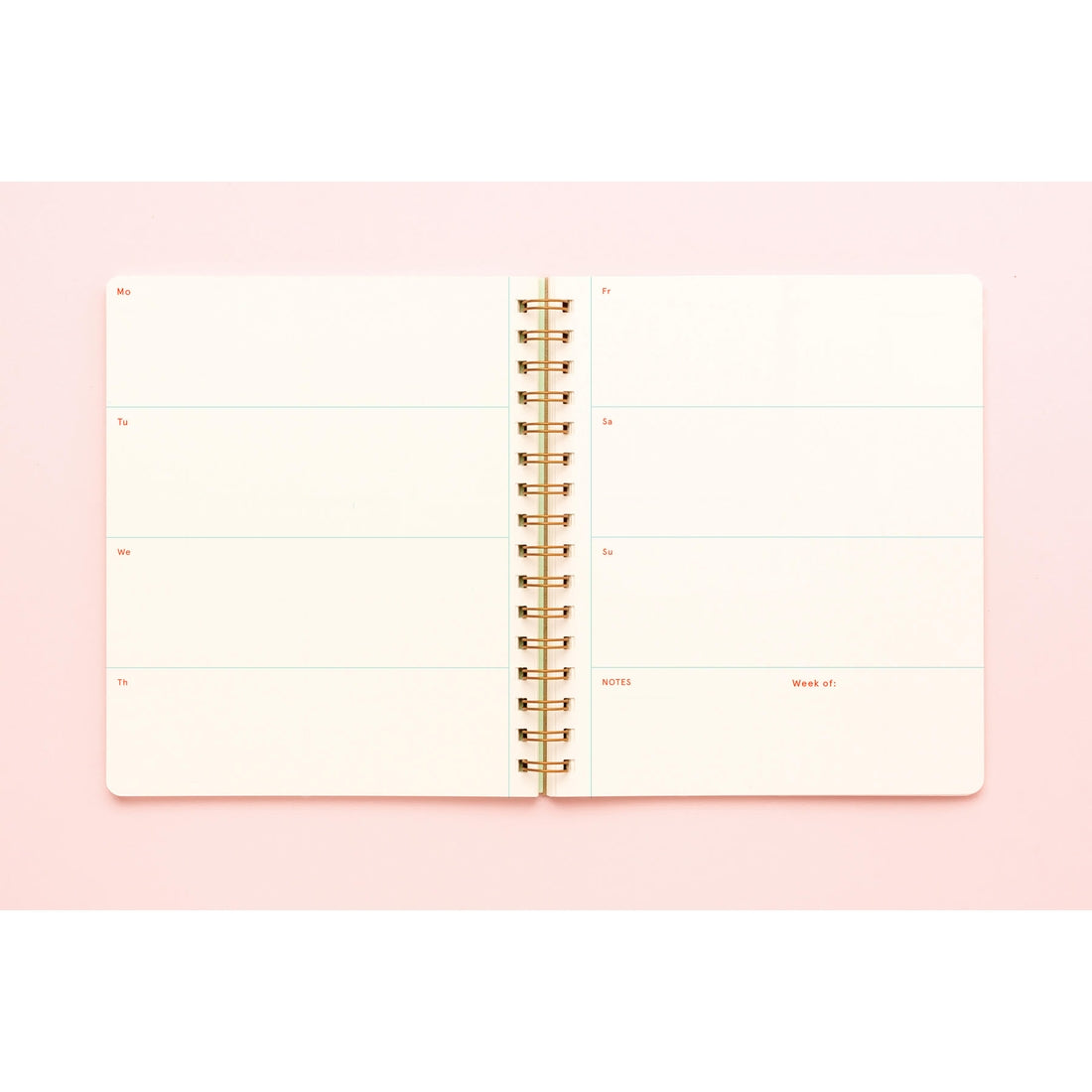 Undated Mint Planner