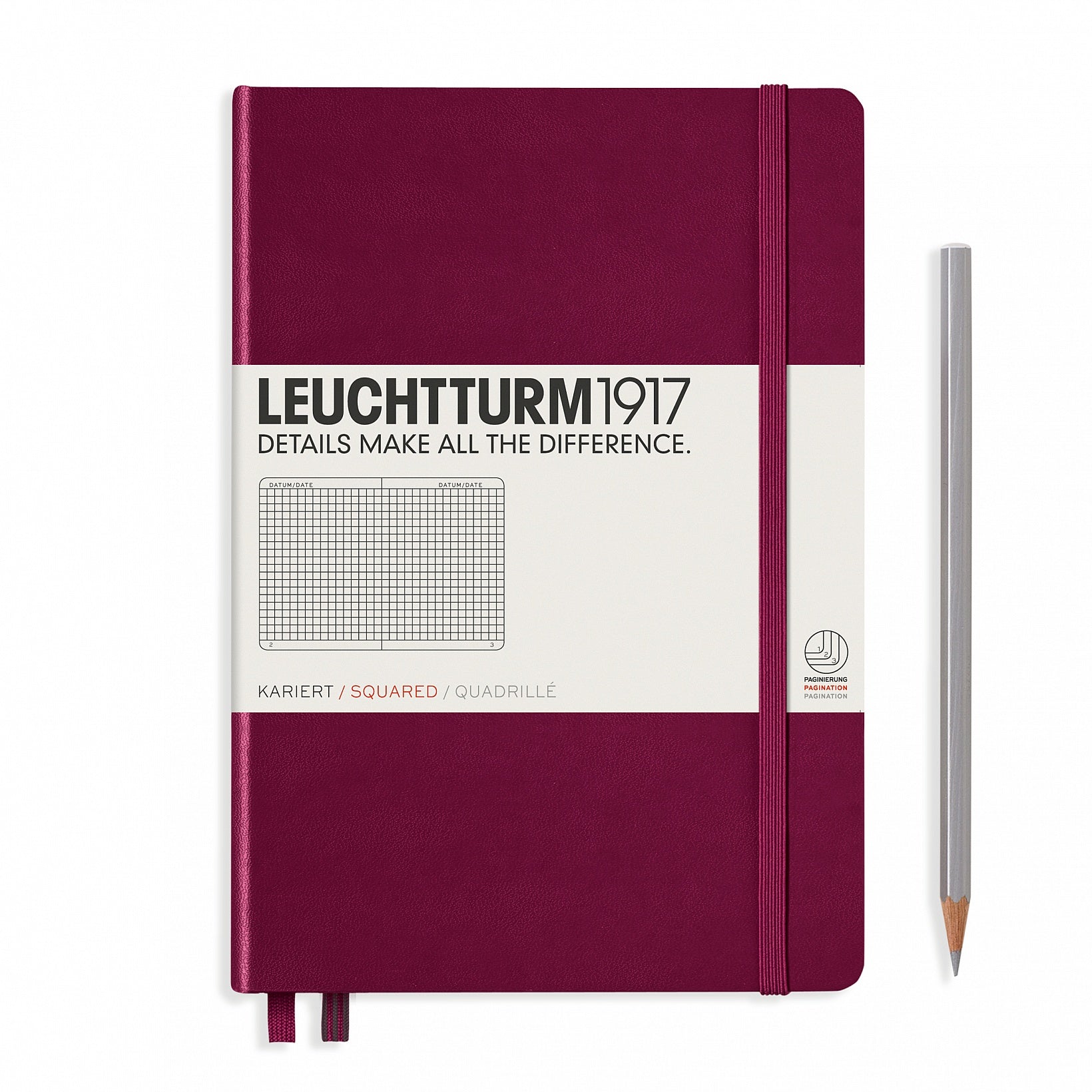 Leuchtturm1917 Notebook A4, Squared