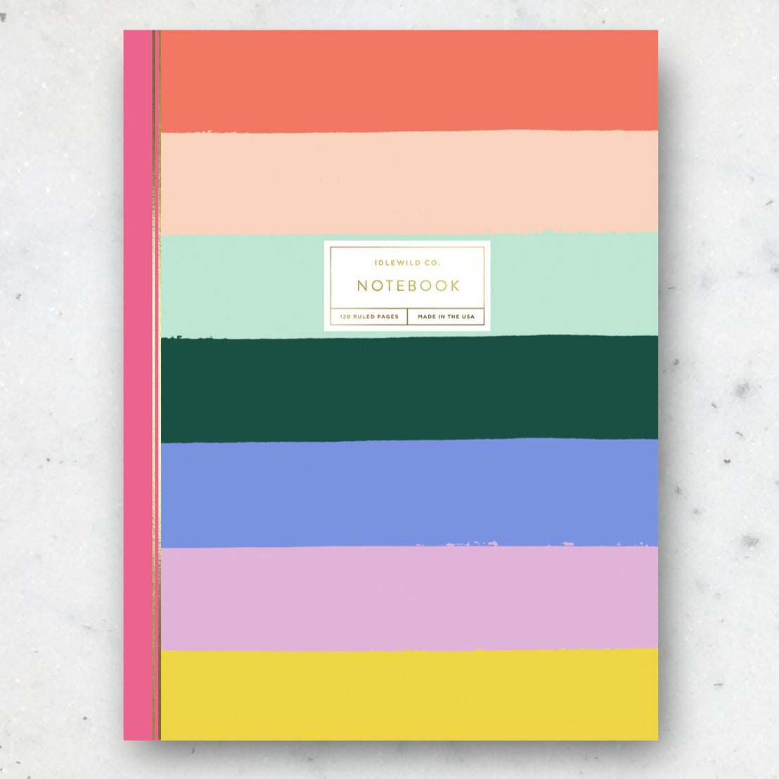 Rainbow Stripe Notebook, Idlewild Co.