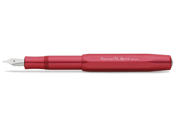 Deep Red AL Sport Fountain Pen, Kaweco