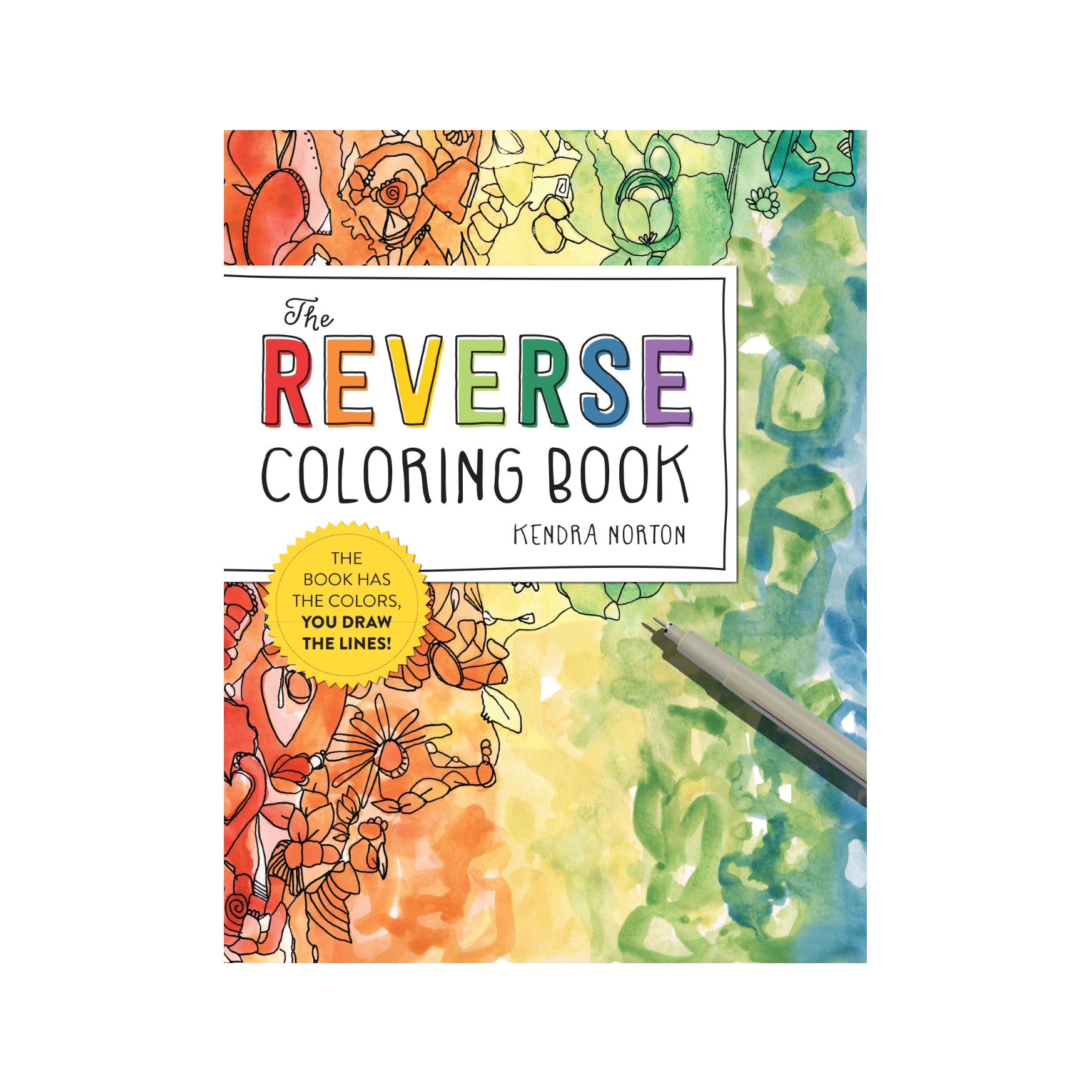 Reverse Coloring Book – Penny Post, Alexandria VA