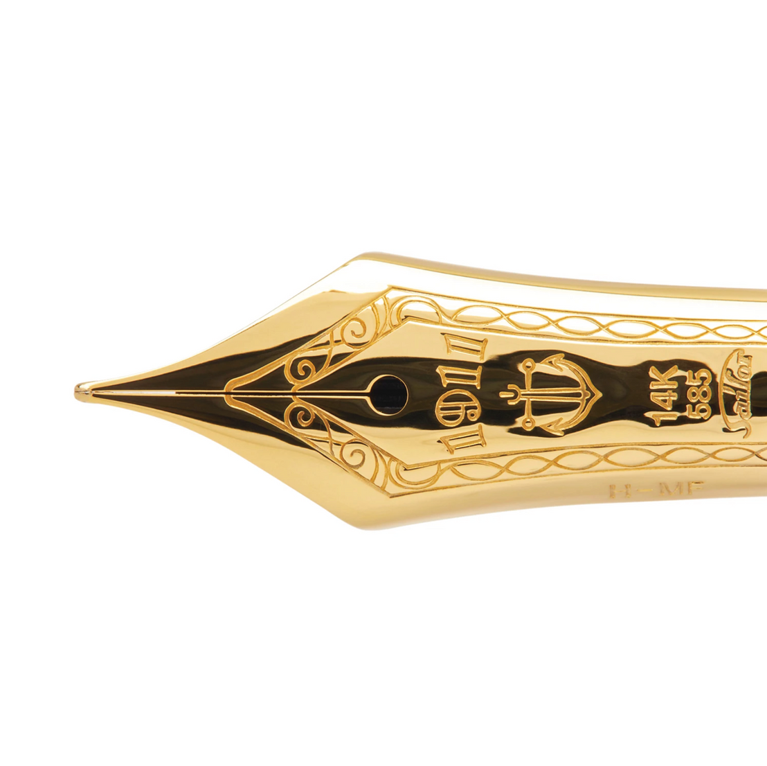 Black & Gold 1911S Fountain Pen, Sailor