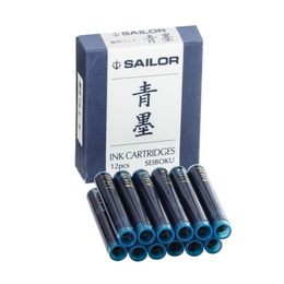 Sailor Seiboku Blue Black Ink Cartridges
