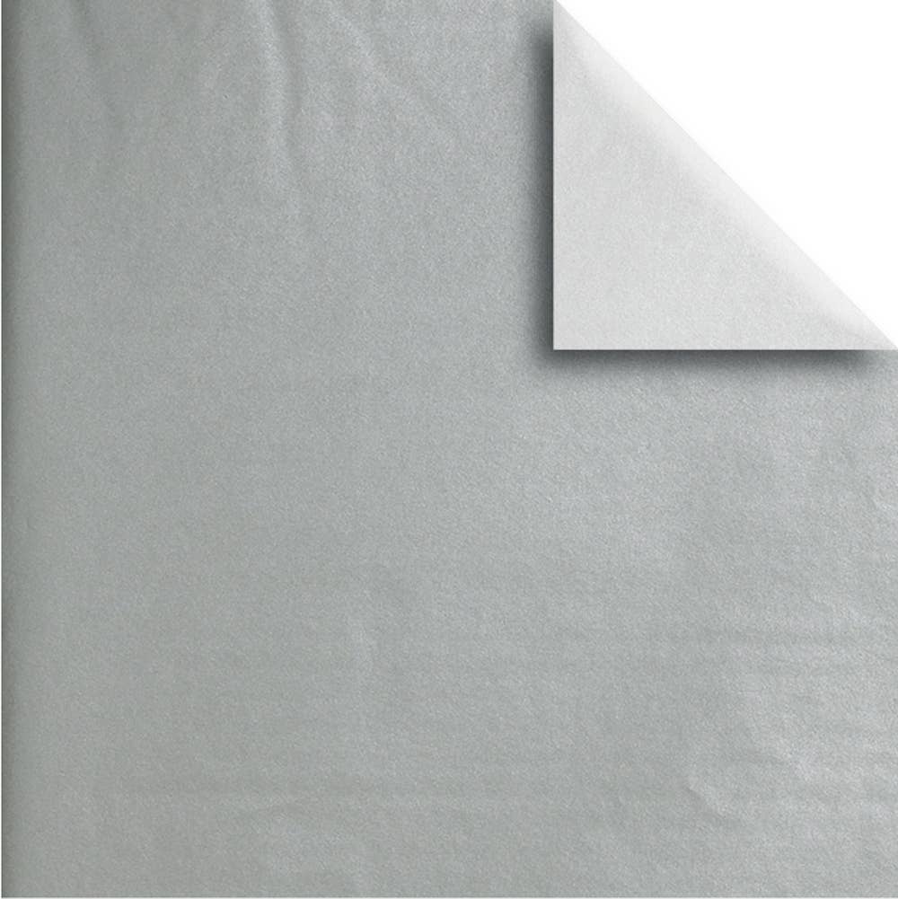 Metallic Silver Tissue Paper