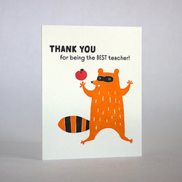 Thank You Teacher Raccoon, Fugu Fugu Press