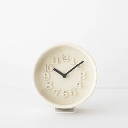 Ivory Chiisana Tokei Clock