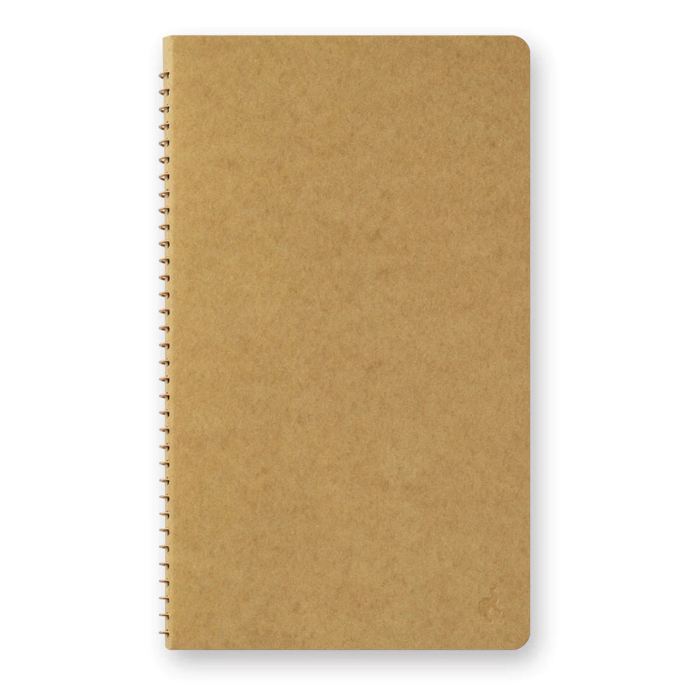 A5 Slim Blank Kraft Paper Spiral Notebook, Traveler's Company