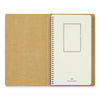 A5 Slim Blank Kraft Paper Spiral Notebook, Traveler's Company