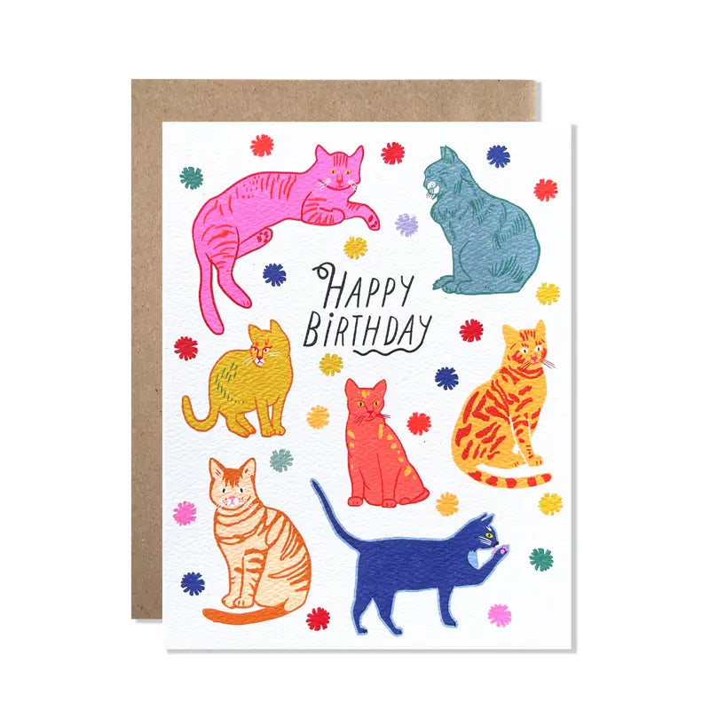 Birthday Cats, Hartland Cards