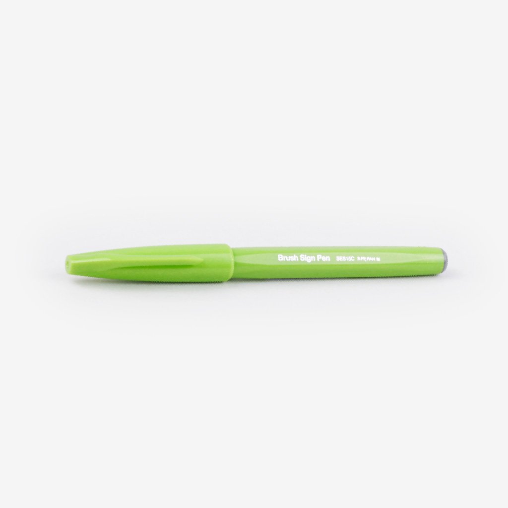 Pastel Brush Tip Sign Pen, Pentel