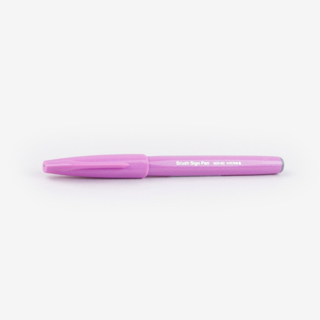 Pastel Brush Tip Sign Pen, Pentel