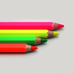 Jumbo Fluorescent Pencil Highlighters, Caran d'Ache