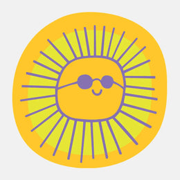 Cool Sun Sticker