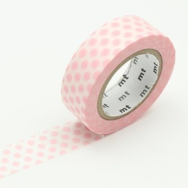 Dot Strawberry Milk Washi Tape