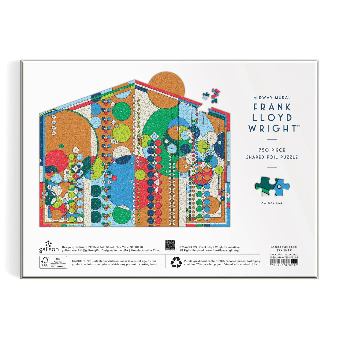 Frank Lloyd Wright Midway Mural Puzzle