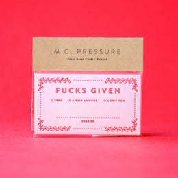 Fucks Given Cards