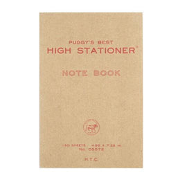 hightide puggy's best red blank notebook