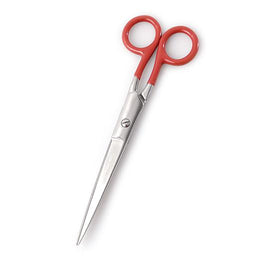 hightide red handled large steel scissors penco