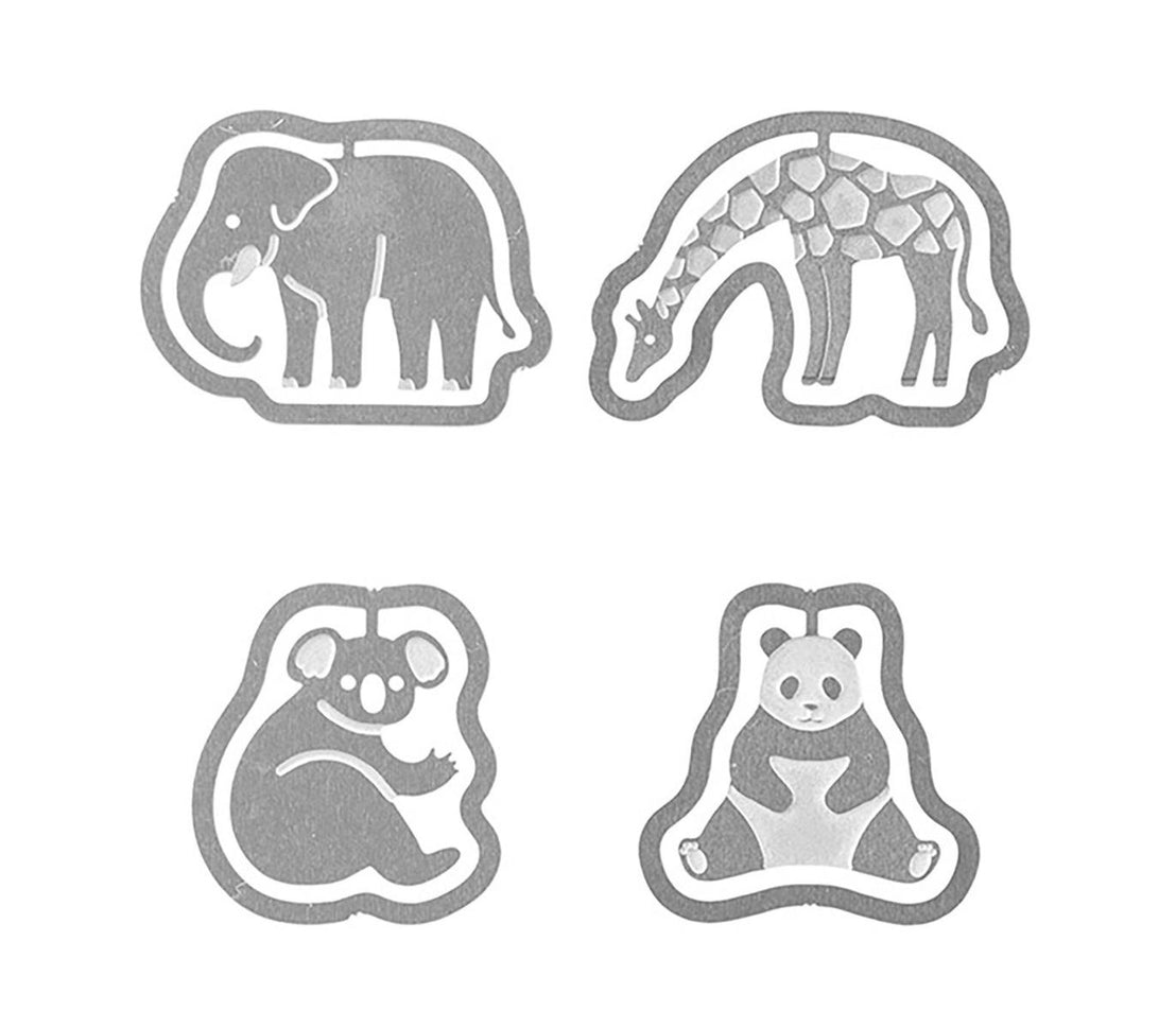 Zoo Etched Clips