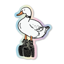 Leather Duck Sticker