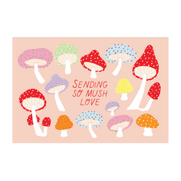 Penny Post Exclusive Mushroom Postcard by Hartland