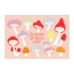 Penny Post Exclusive Mushroom Stickers, Hartland