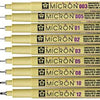 Sakura Micron Black Pens, Assorted Sizes