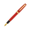 Pro Gear Slim Red + Gold Fountain Pen, Sailor