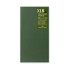 018 Regular Refill Free Diary Weekly Vertical, Traveler's Company