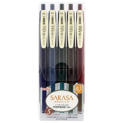 Zebra Sarasa Clip Vintage Color Set #1