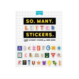 So Many Letter Stickers