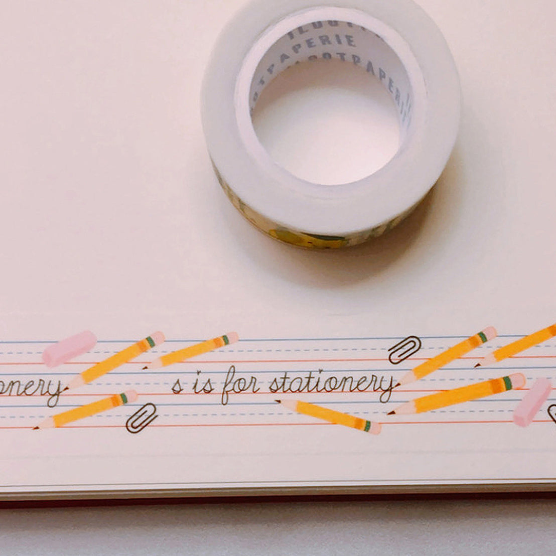 S is for Stationery Washi Tape