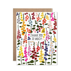 Thank You Hollyhocks Set, Hartland Cards