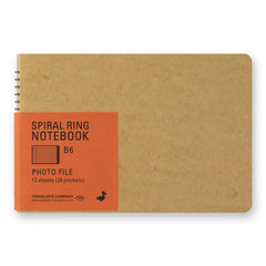 B6 Photo File Spiral Notebook, Traveler's Company