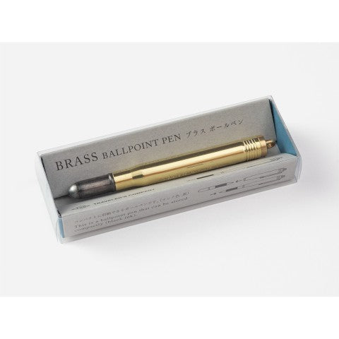 TRC Brass Ballpoint Pen, Traveler's Company
