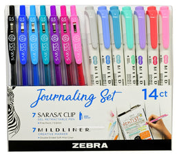 Journaling Pen Set, Zebra